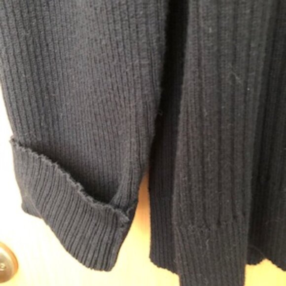 INC International Concepts Knit Collar Jacket Zip Sweater Men Women Long XL - Picture 5 of 7